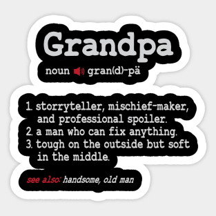 Granpa Dictionary Sticker